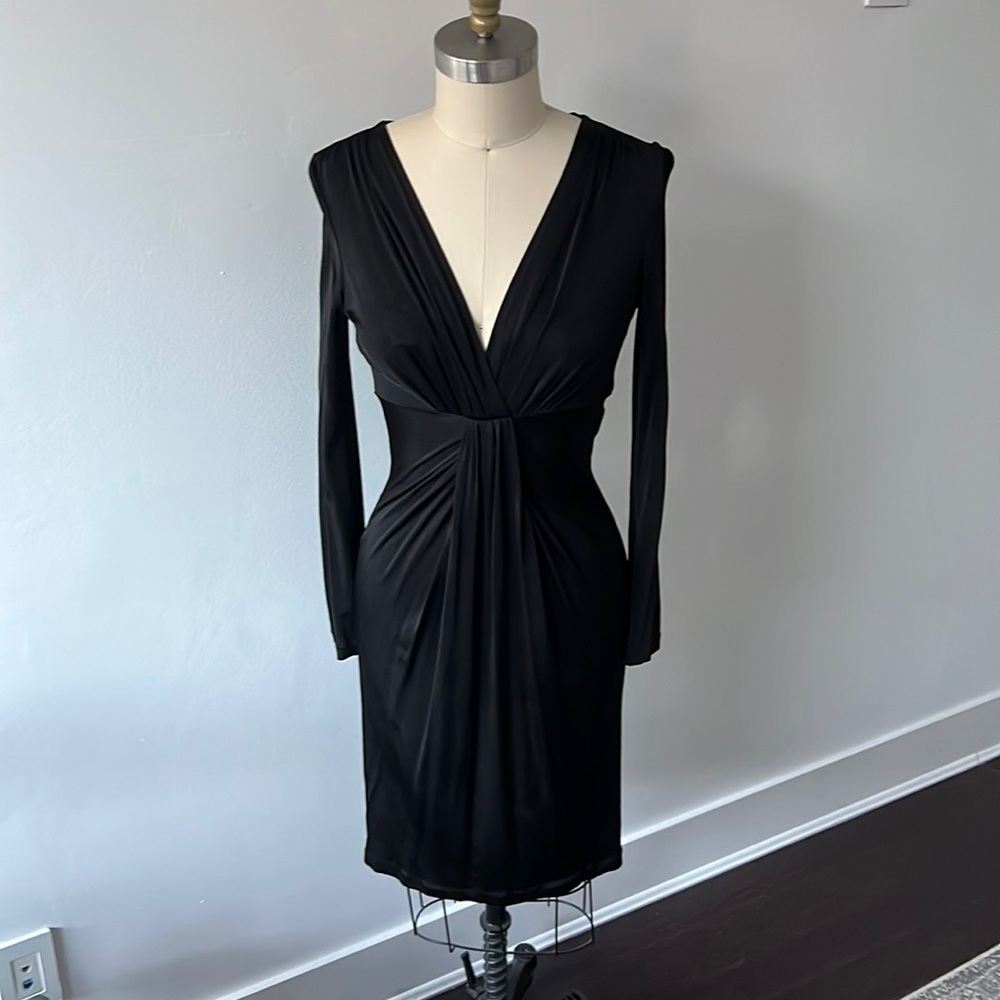 DVF mini black dress, size 2